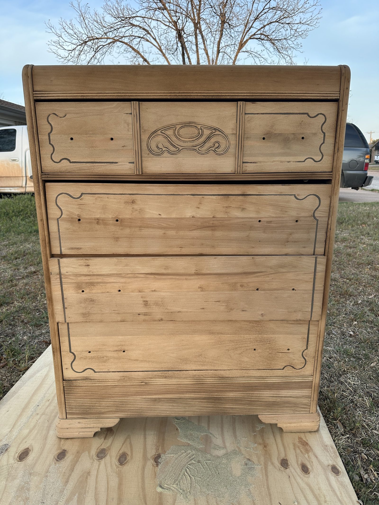 Antique Wooden Dresser