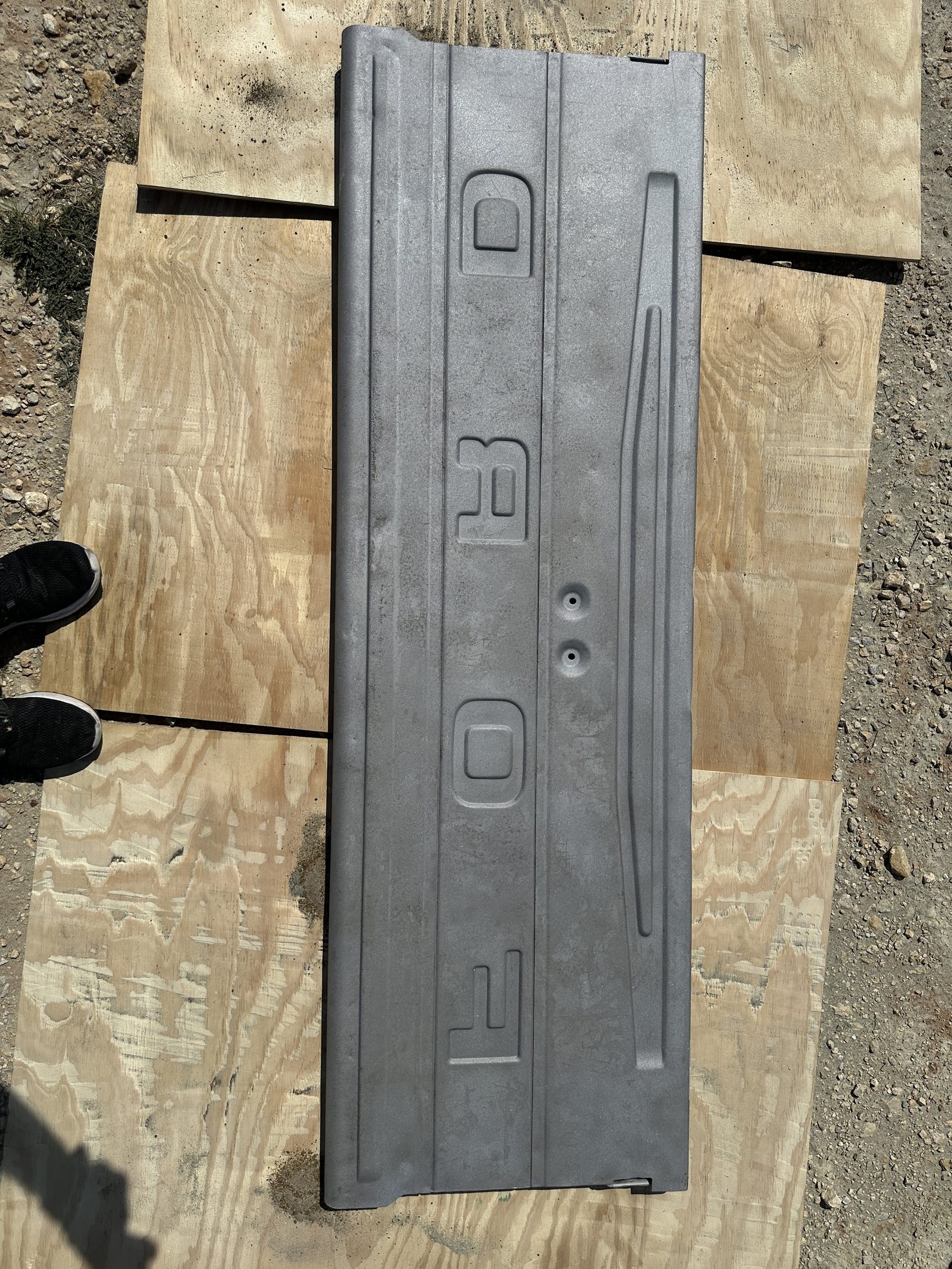blasted classic ford f100 tailgate.JPG