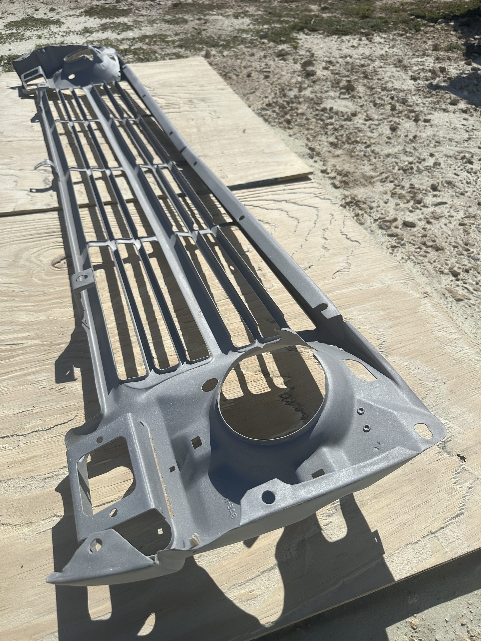 ford f100 grill blasted.JPG
